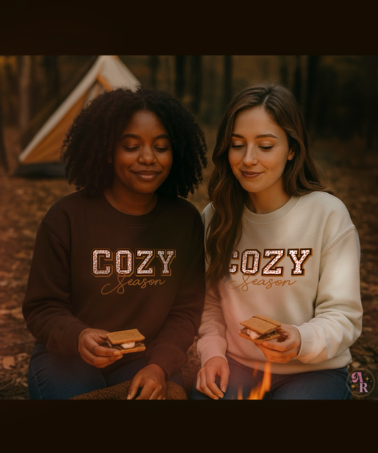 Cozy Season Crewneck Sweatshirt-S’mores Edition